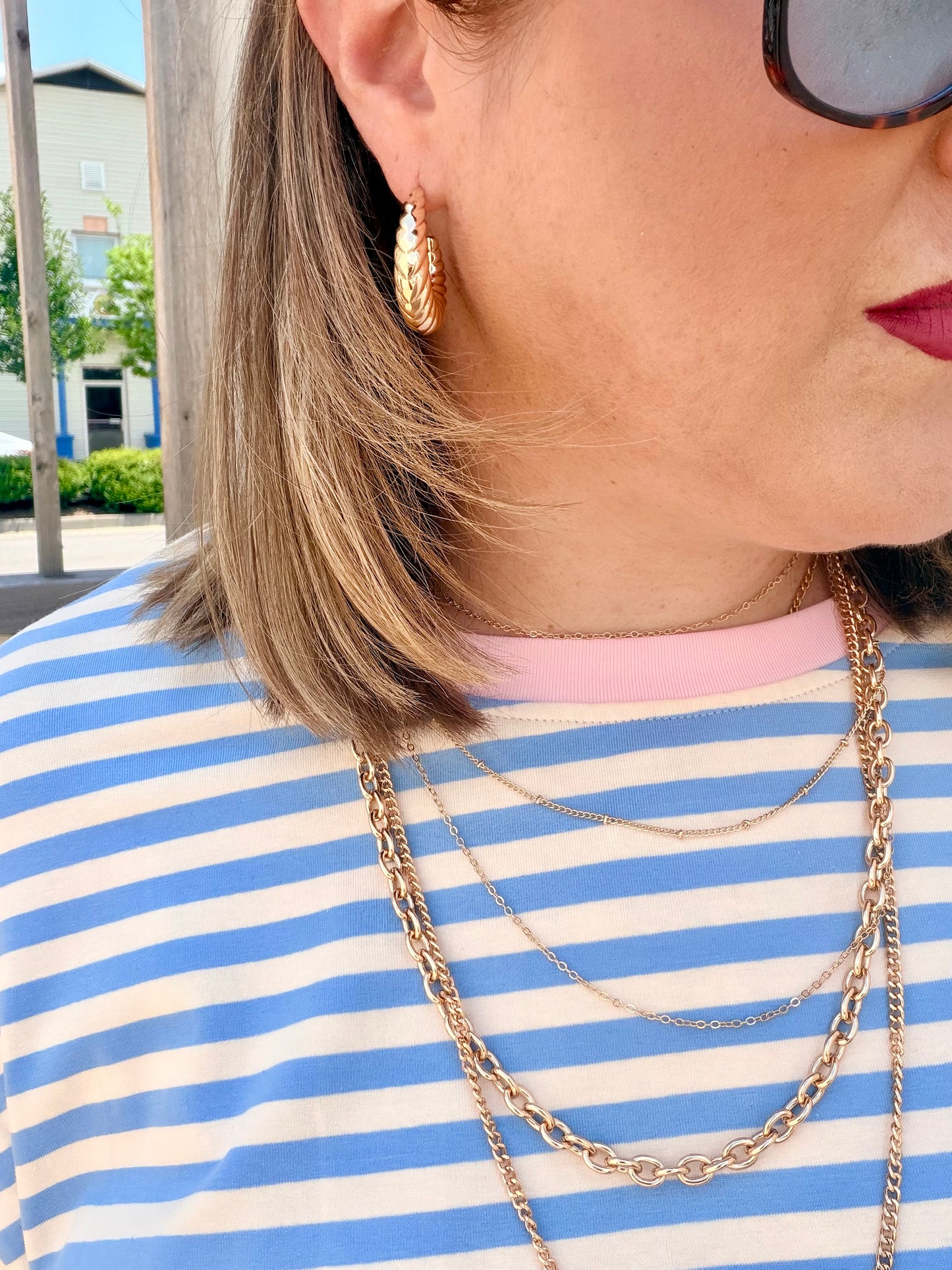 Long Layered Gold Chain