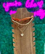 Triple Layer Scarf Necklace
