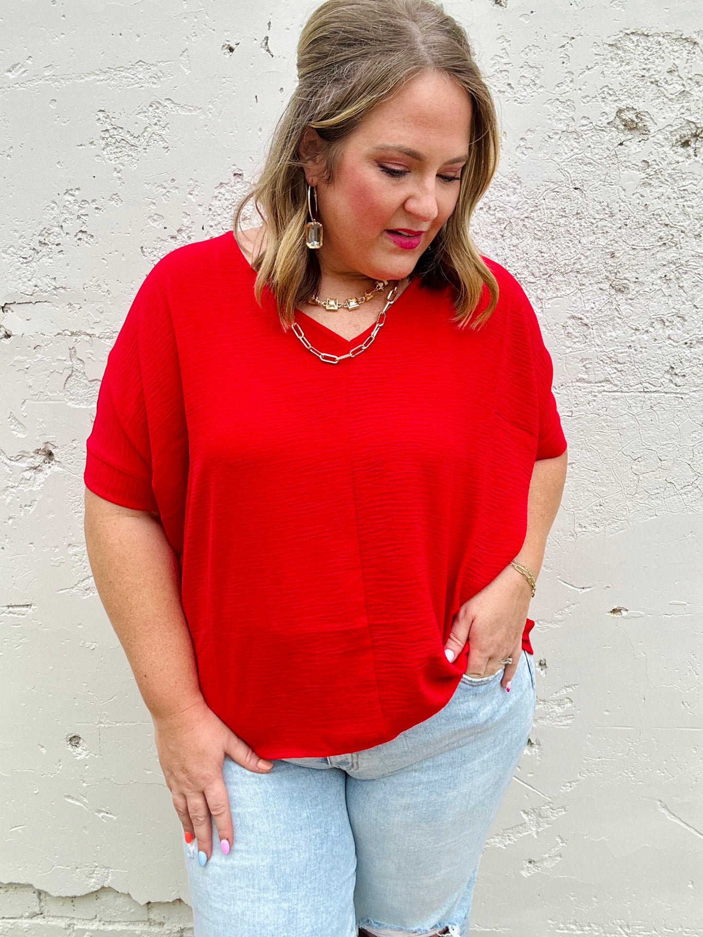 Regina Woven Top (Multiple Colors)