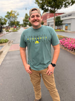 School Nation Tee on Blue Spruce
