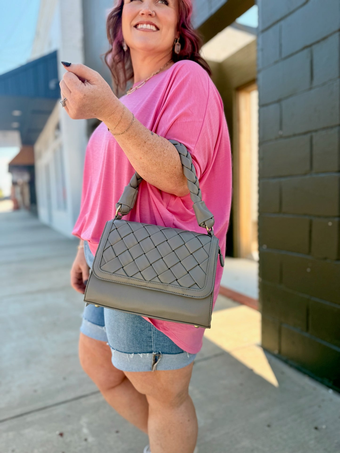 Marlowe Woven Satchel