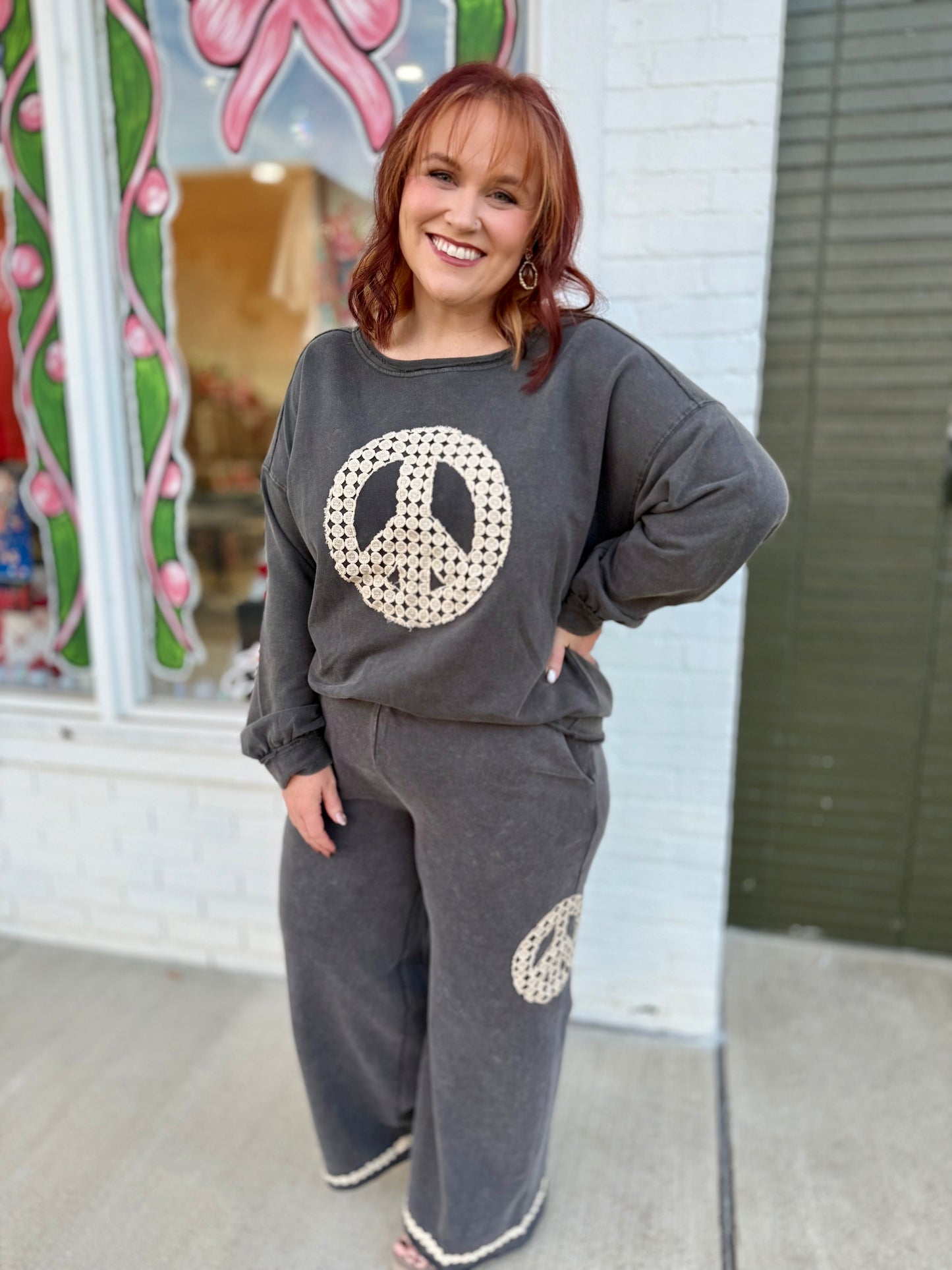Penny Peace Sign Top