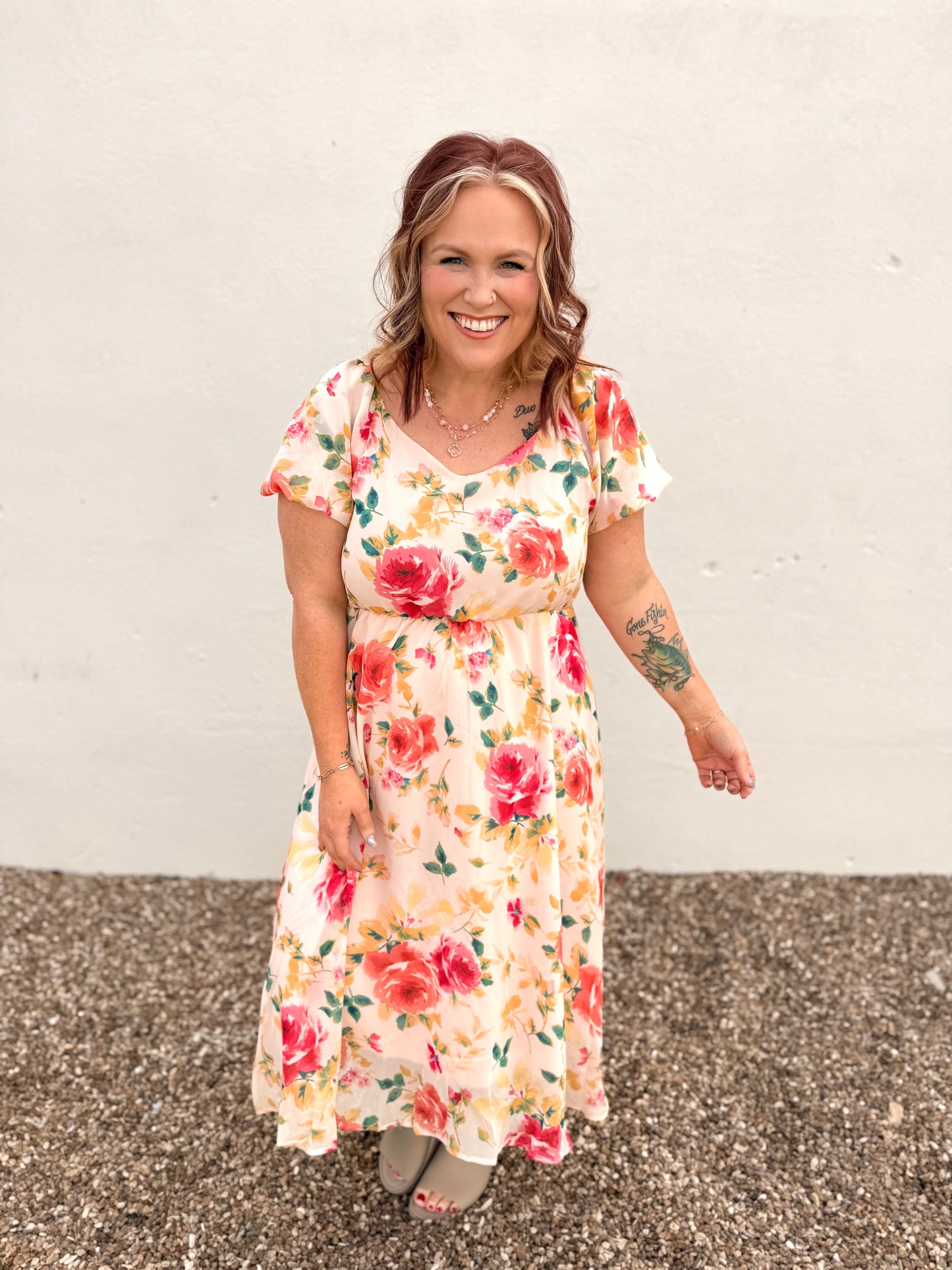 Willa Floral Puff Sleeve Dress