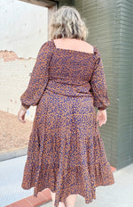 Abra Animal Print Maxi Dress