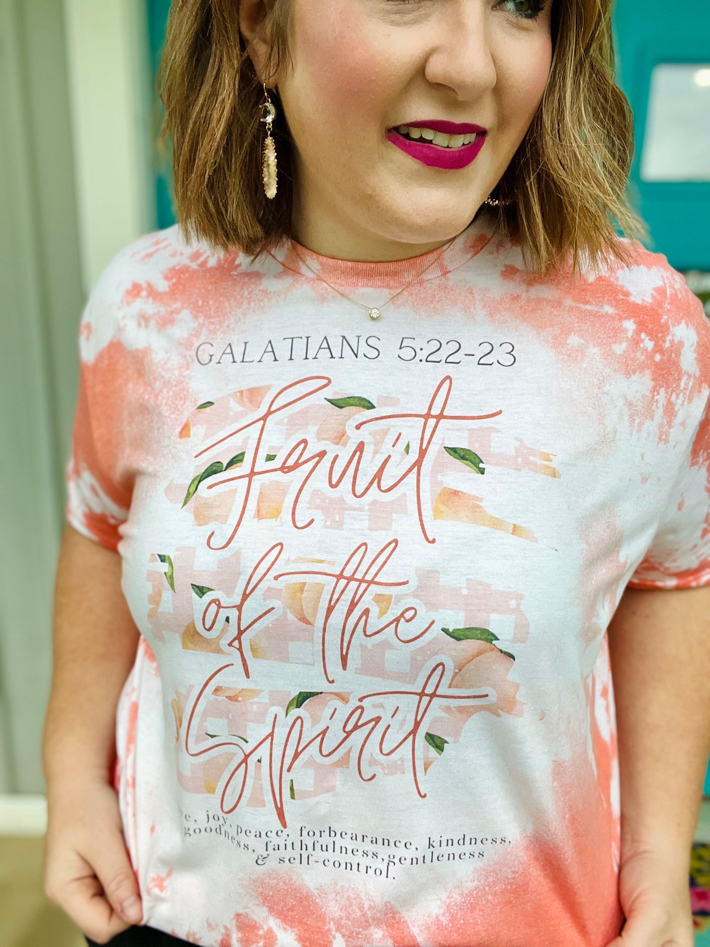 Fruit Of The Spirit Bleached Tee