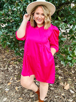 Faith Viva La Pink Casual Dress