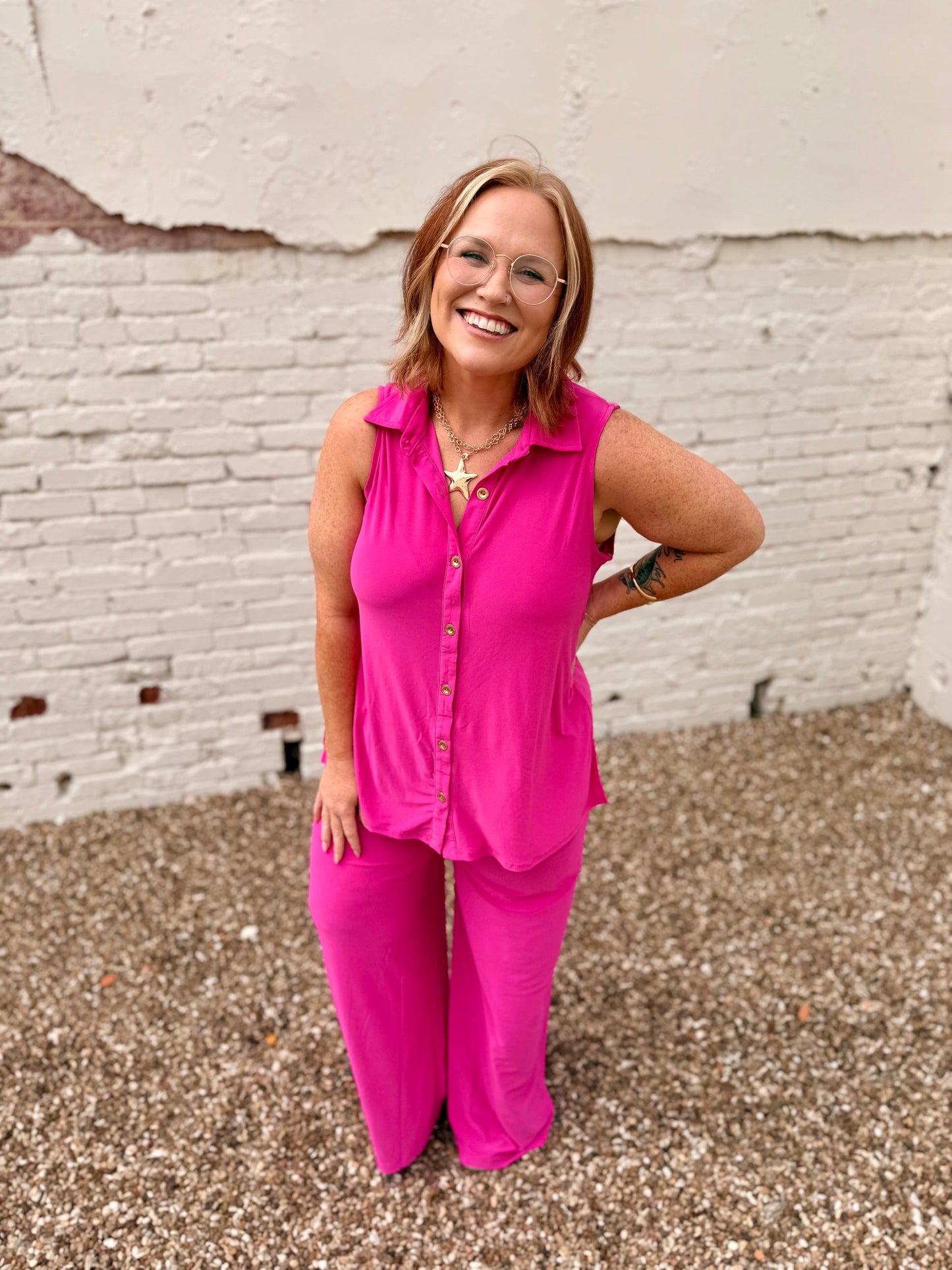 Elle Woods Hot Pink Set