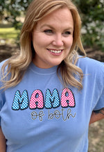 Mama Of Both Tee On Comfort Colors