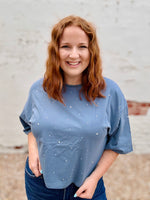 Cora Rhinestone Top