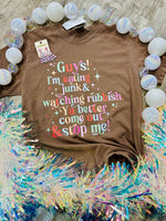 Eating Junk and Watching Rubish Tee