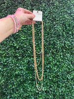 Long Layered Gold Chain