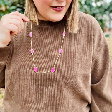 Finley Chainlink Necklace (Multiple Colors)