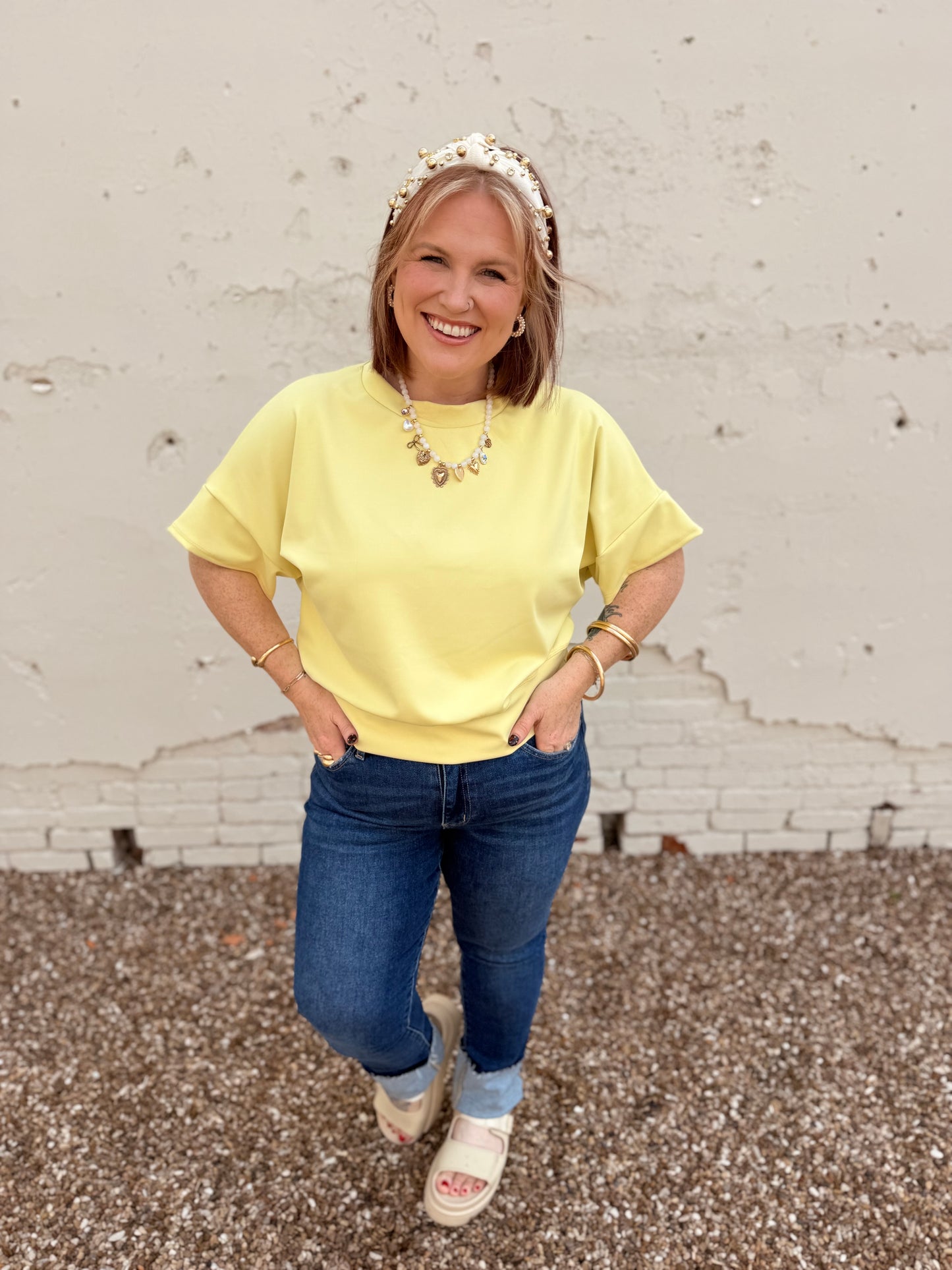 Shana Butter Yellow Top