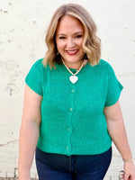 Joana Knit Top in Green