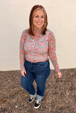 Sunday Morning Bloom Mesh Top