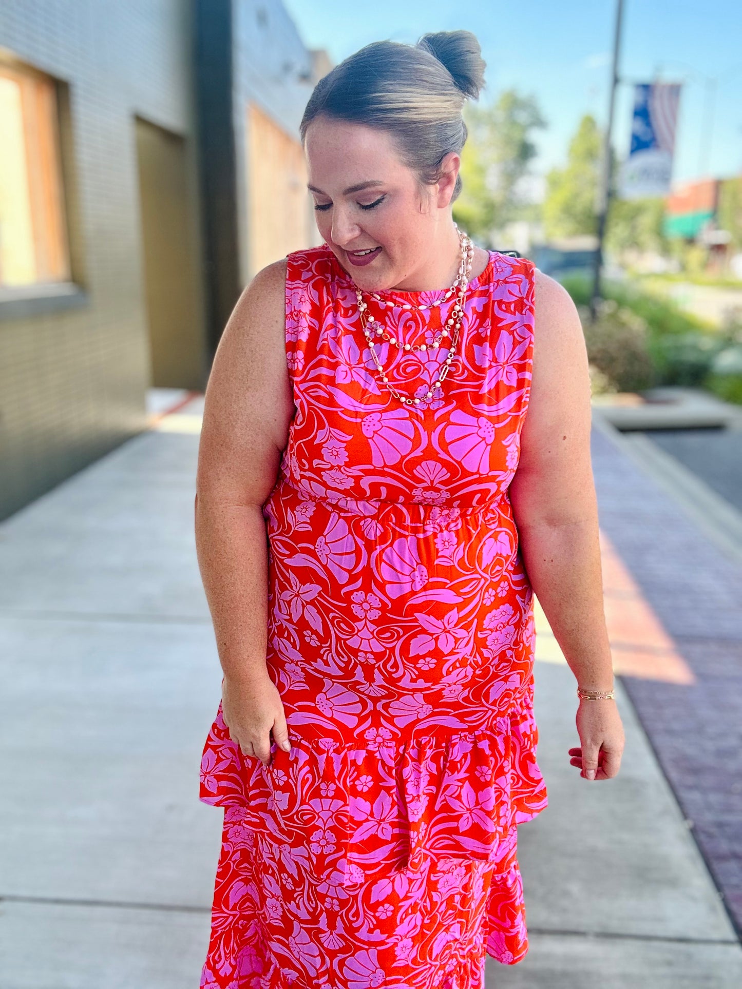 Rachael Tropical Dress (Reversible)
