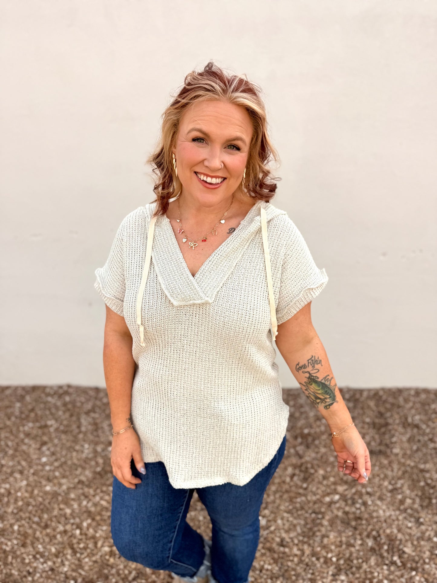 Lara Sleeveless Hooded Top