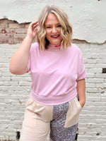 Lacey Pink Top