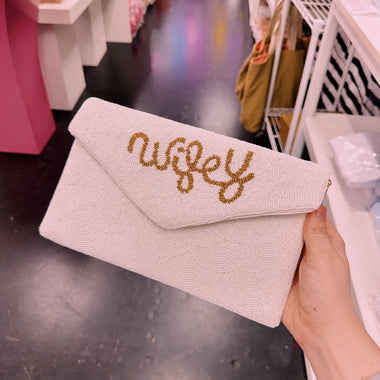 Wifey Beaded Bag