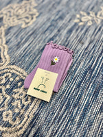 Frilly Flower Socks (multiple colors)