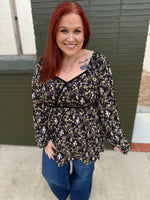 **DOORBUSTER** Brittany Floral Babydoll Top