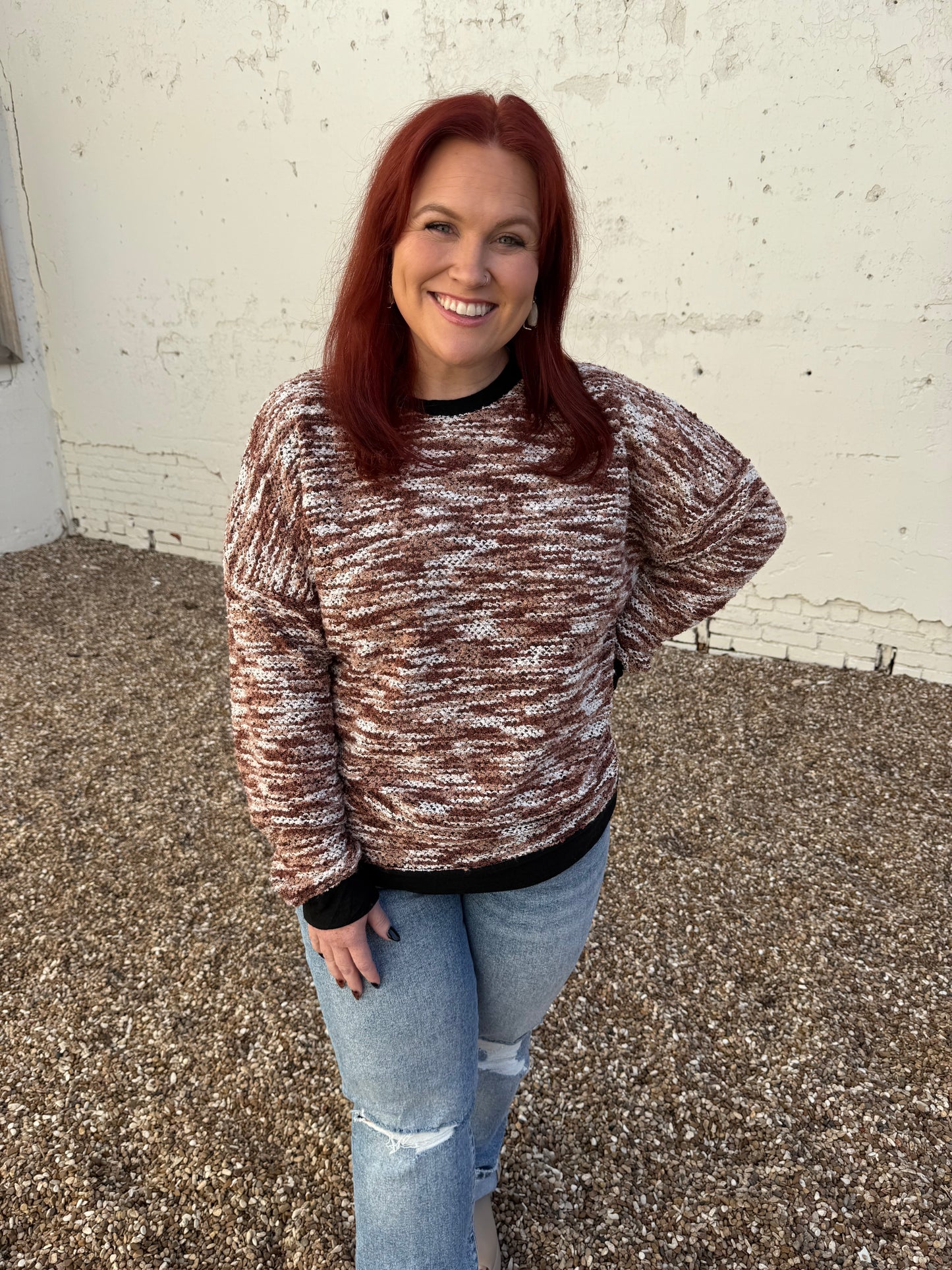 Kennedy Long Sleeve Knit Sweater