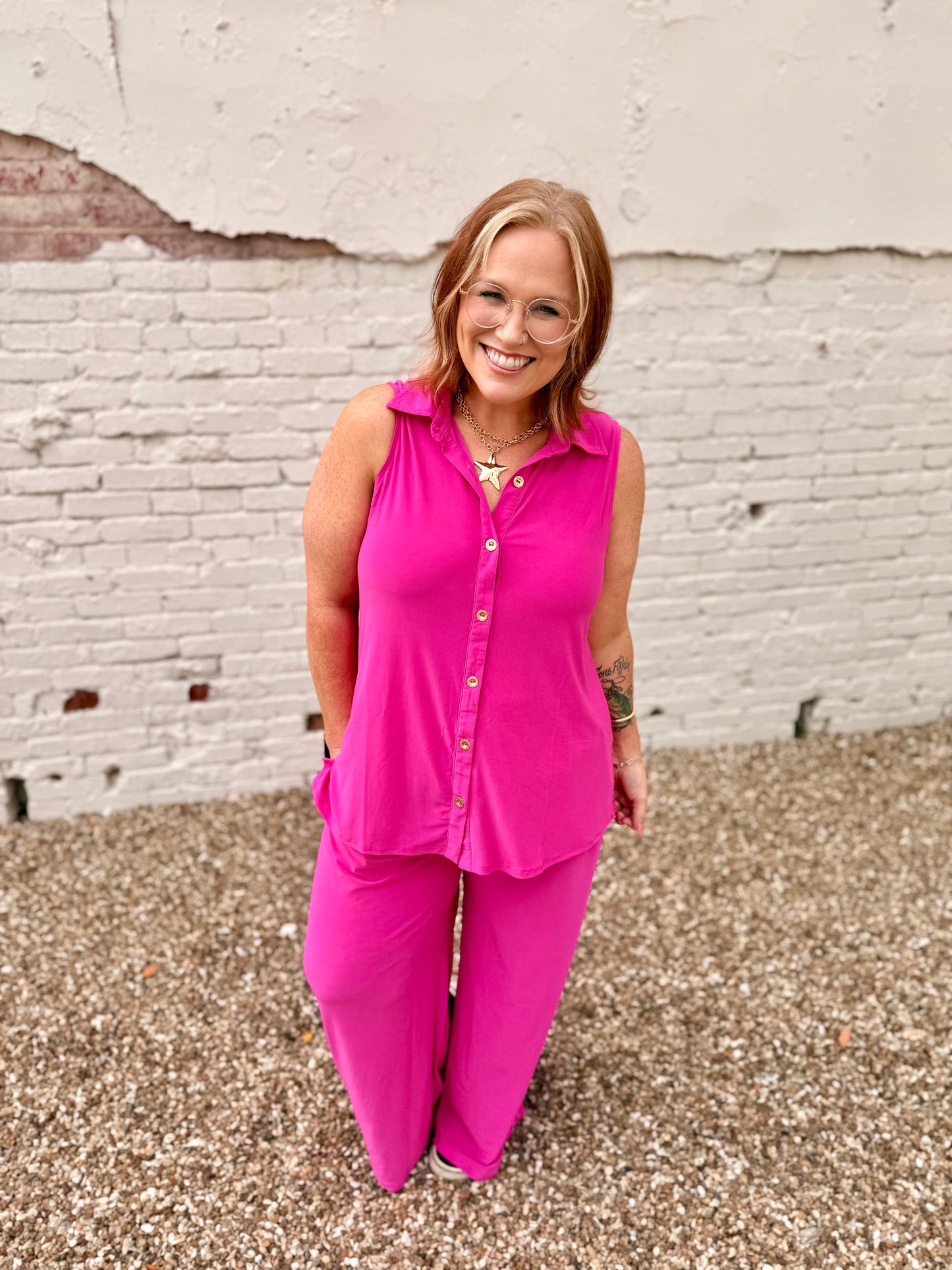 Elle Woods Hot Pink Set