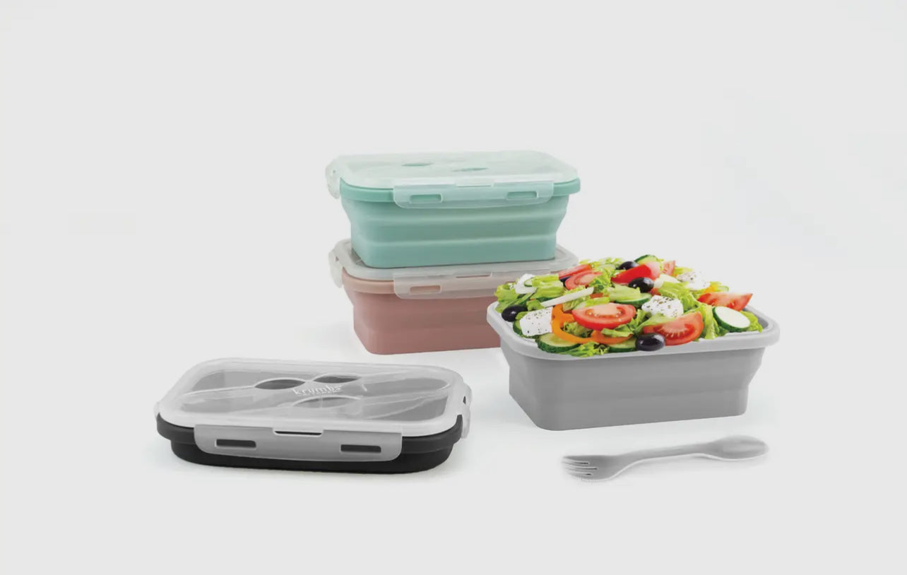 Krumbs Kitchen Lunch Container (Multiple Colors)