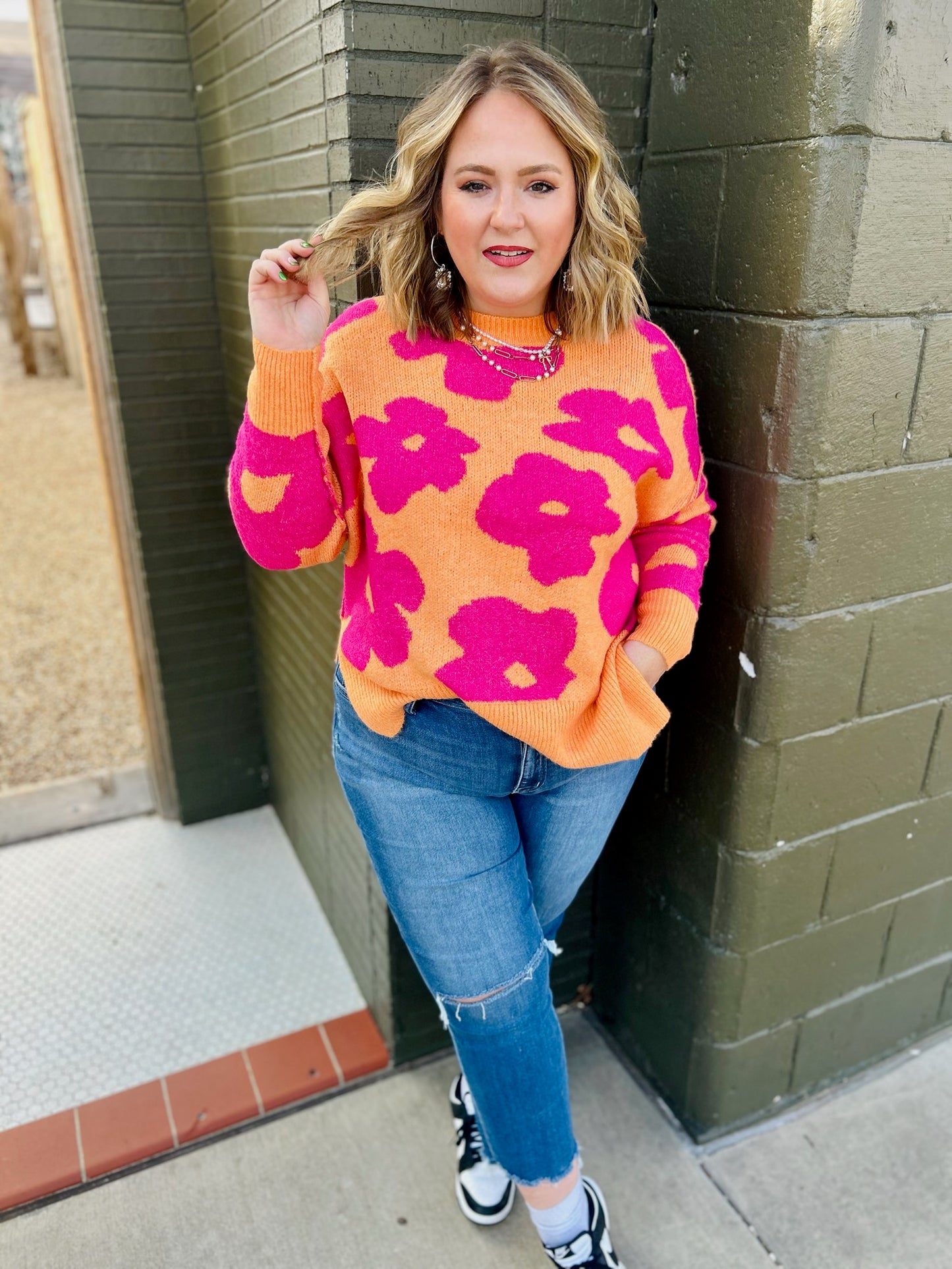 Sasha Floral Sweater