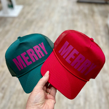 Merry Trucker Hat (Multiple Colors)