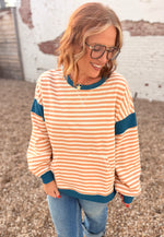 Rachael ColorBlock Striped Top