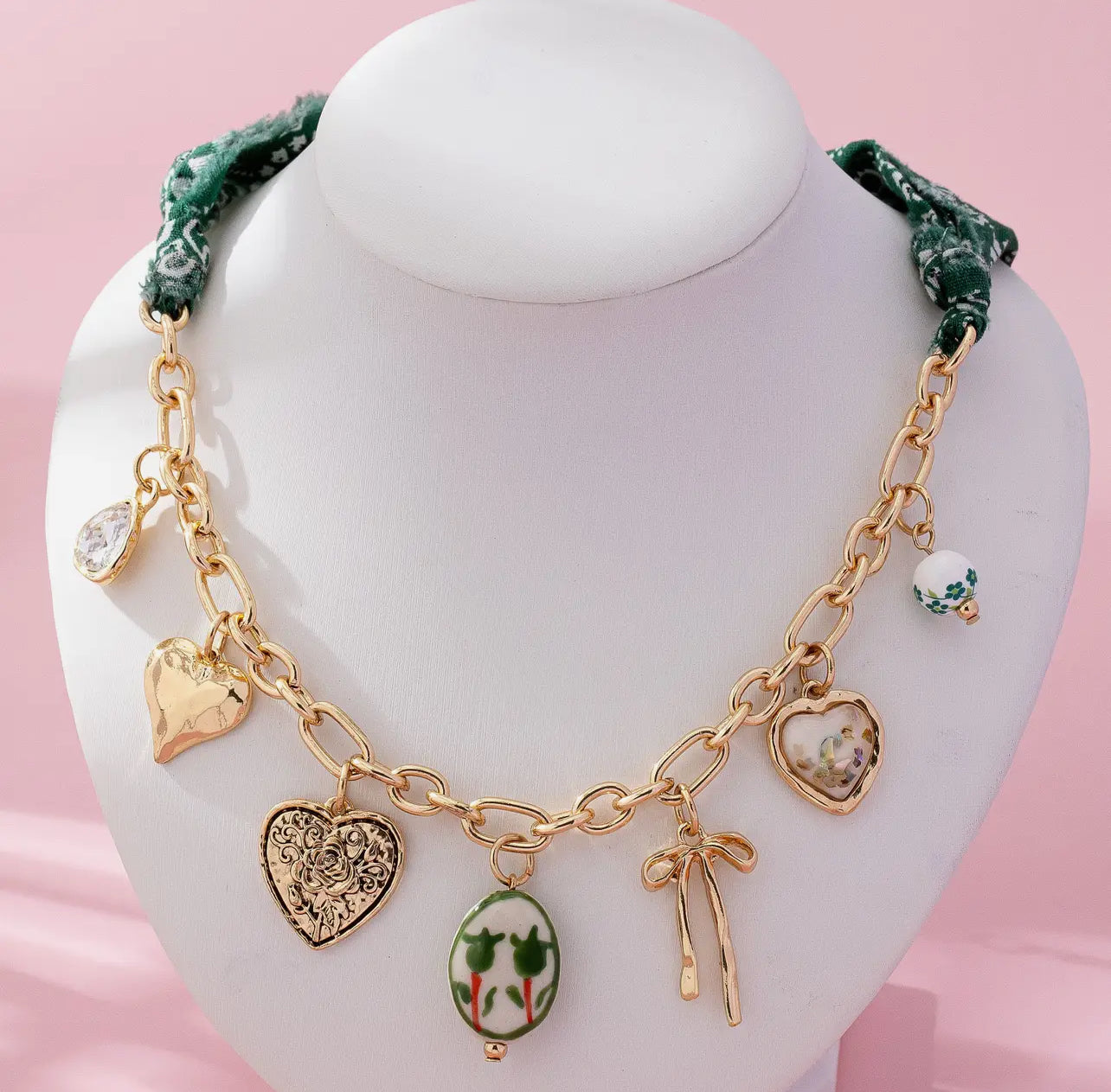 Scarf Charm Necklace