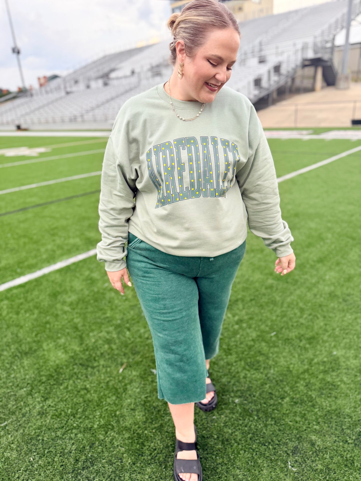 Varsity Polka Dot School Spirit Sweatshirt (Any Style)
