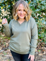 Shawna Olive Top