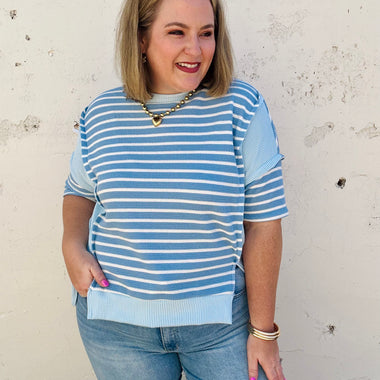 Sophie Ribbed Stripe Top