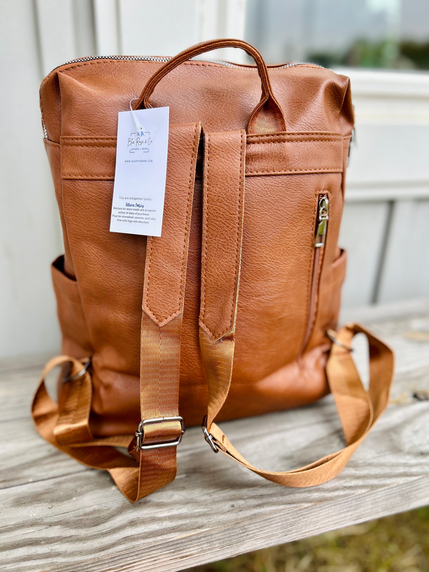 Ellie Vegan Leather Backpack