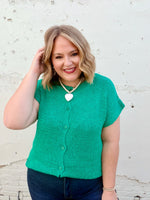 Joana Knit Top in Green