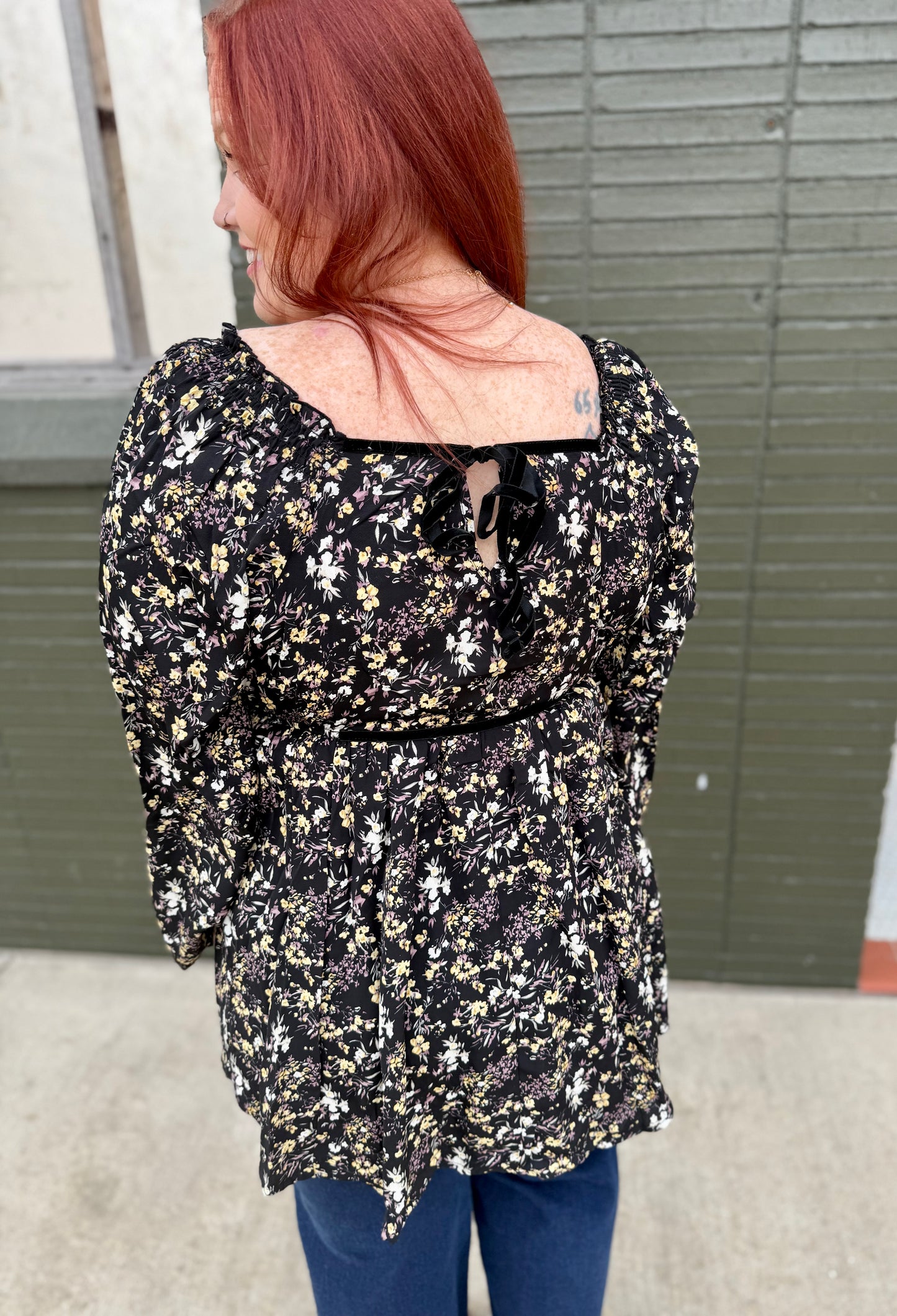 **DOORBUSTER** Brittany Floral Babydoll Top