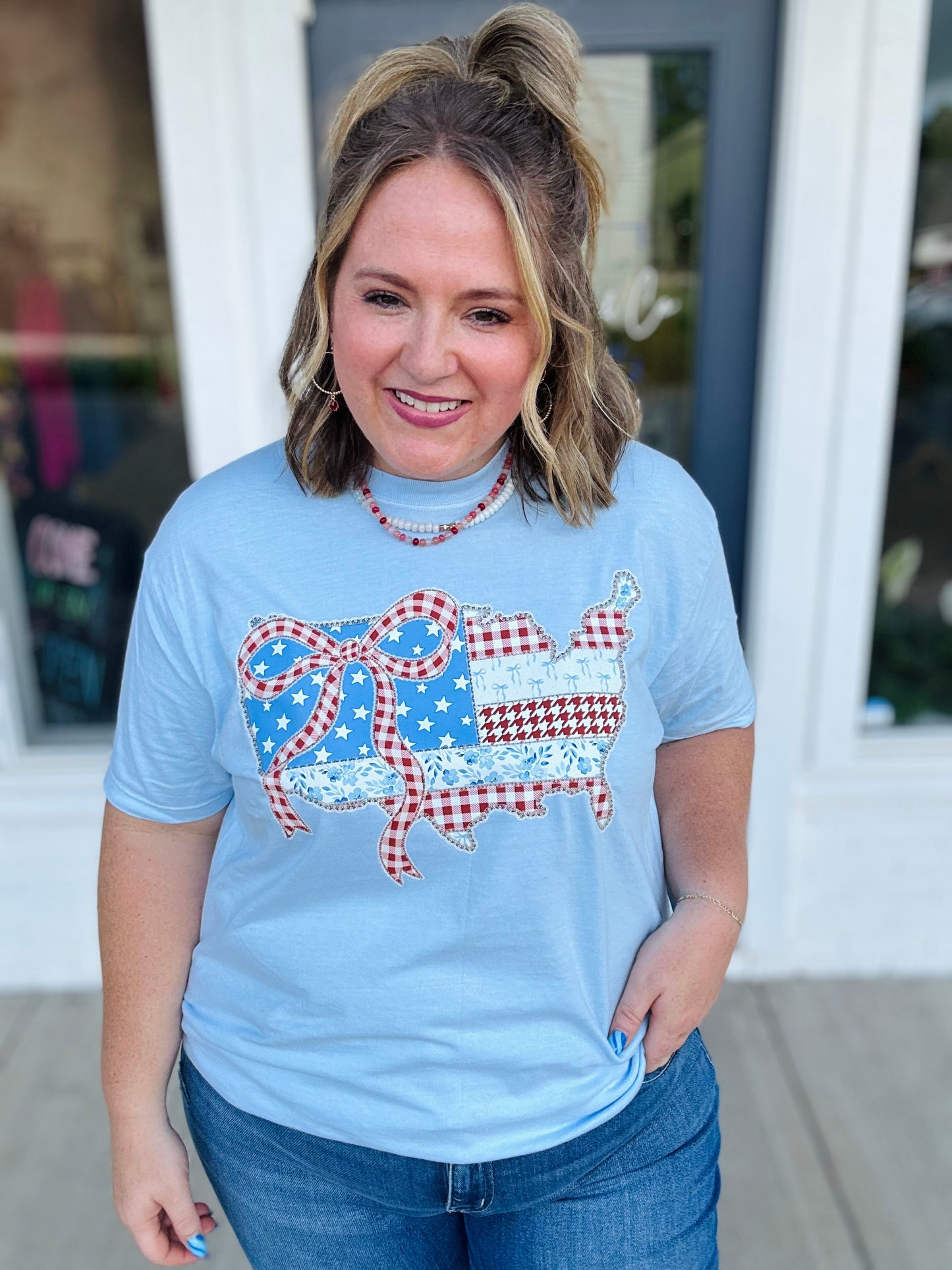 US Bows On Comfort Colors