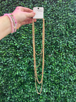 Long Layered Gold Chain