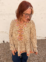 Lana Animal Print Top