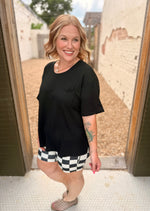 Cami Boyfriend Ribbed Top - Black