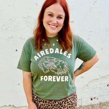 Airedale Forever Comfort Color Tee (Customizable)
