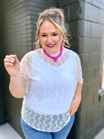 Rhiannon Lacey Mesh Top