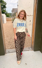 Leopard Star Pants