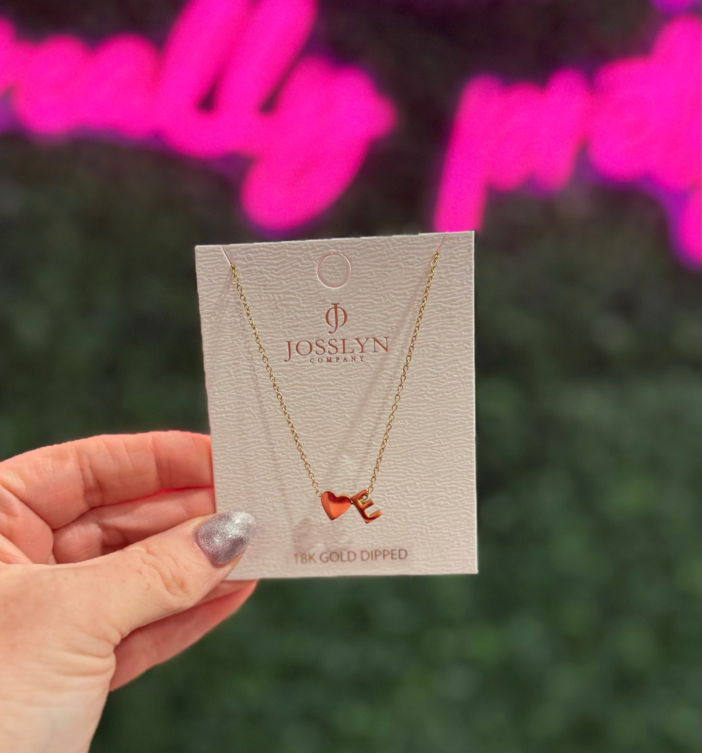 Gold Initial Necklace