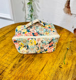 Floral Quilted Makeup Bag (Multiple Colors)