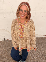Lana Animal Print Top