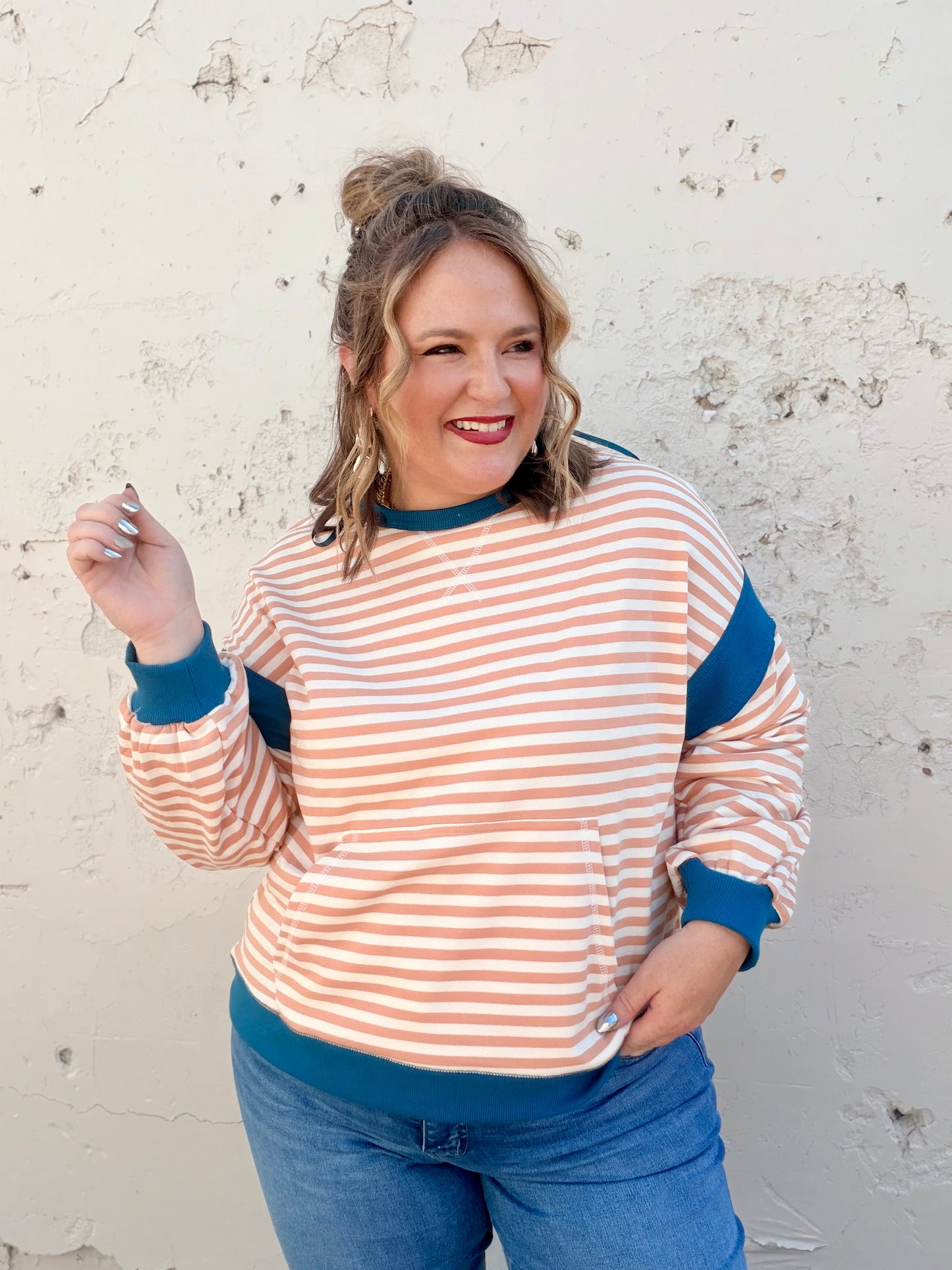 Rachael ColorBlock Striped Top