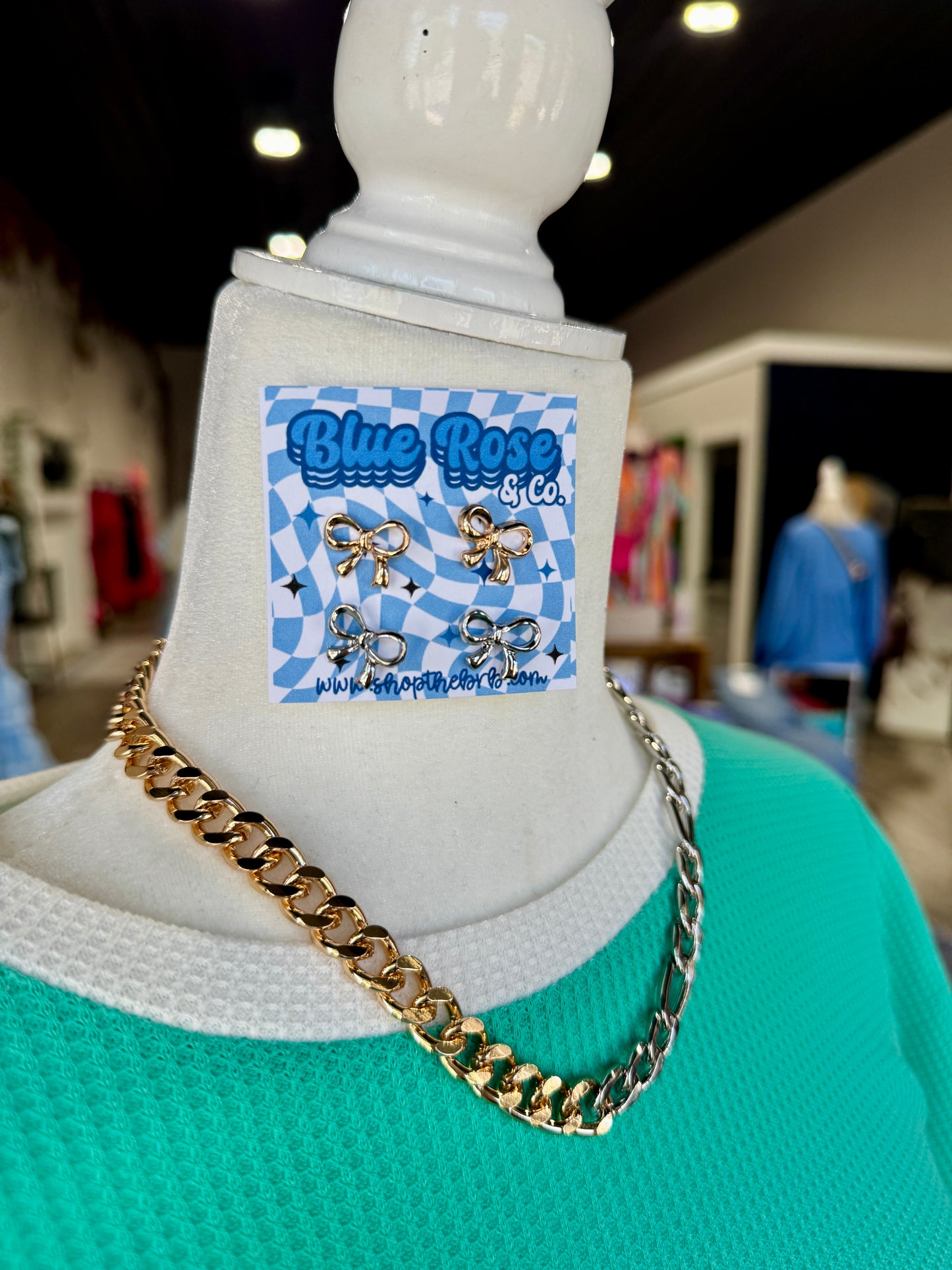 Duo Color Chain Necklace